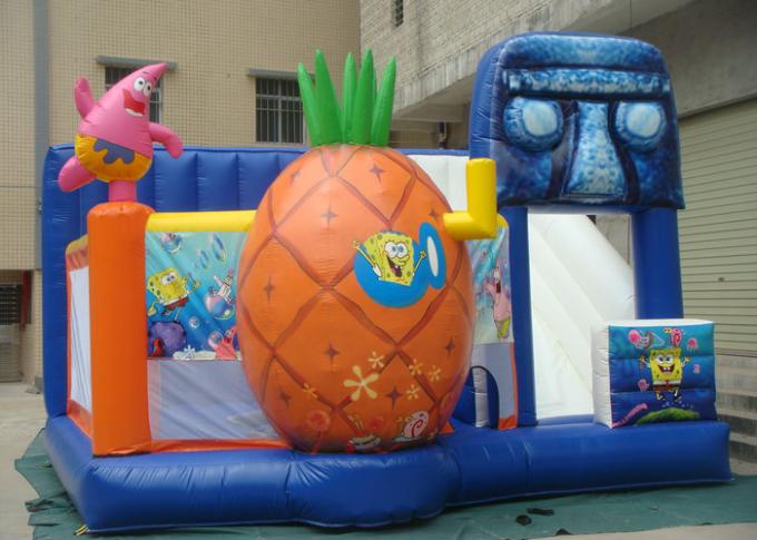 how to blow up a bouncy castle