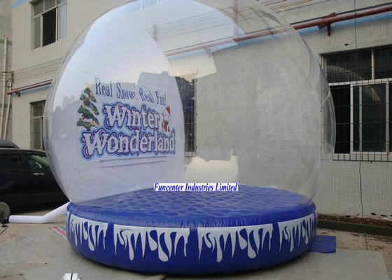 Winter Wonderland Inflatable Snow Globe Large Diameter For Huge Containing Spaces