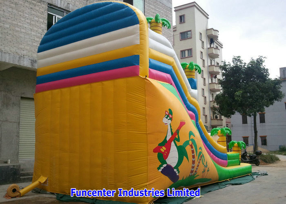 Tropical Jungle Inflatable Outdoor Toys 7mx4mx5m Huge Space For Children