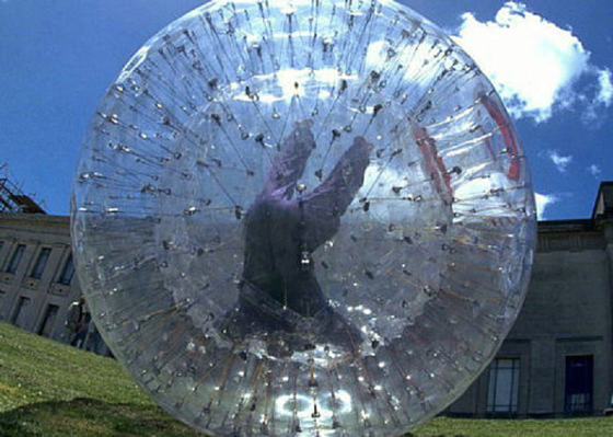 Hot Air Welded Inflatable Hamster Ball Plato PVC Tarpaulin EN71 Certificated