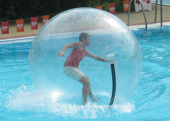 Amusement Park Inflatable Bubble Ball 1.0mm Thick With PVC Material Patches