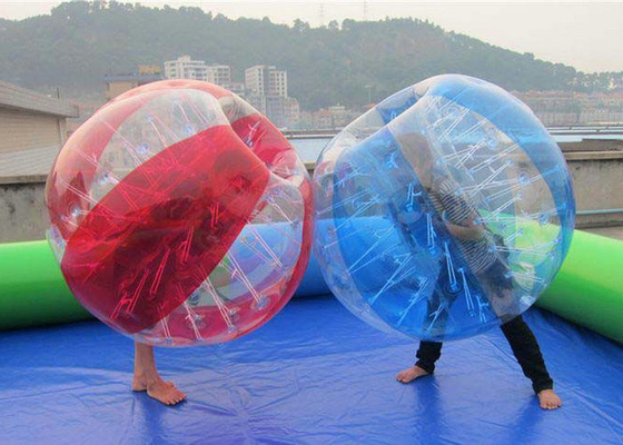 Kids / Adults Inflatable Bubble Ball Durable Plato PVC Human Bouncy Ball