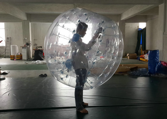 Football Game Inflatable Human Ball , Bumper Bubble Ball Lead Free Materials