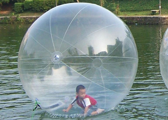 Transparent PVC TPU Walking On Water Bubble Ball Logo Printing Custom Size