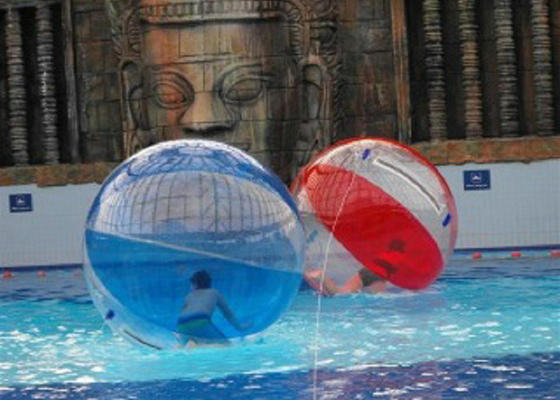 UV Protective Pool Hamster Ball , Inflatable Water Walking Ball With CE Blower