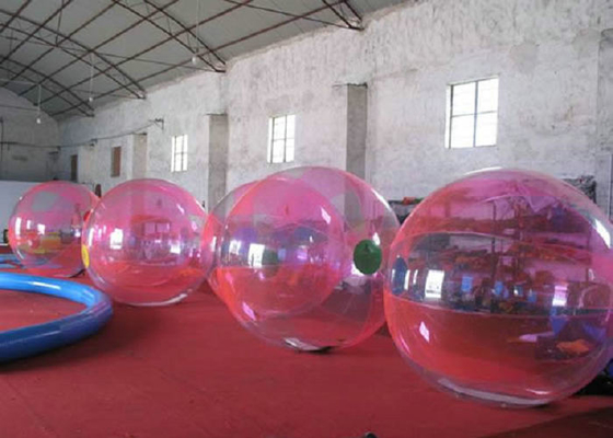 UV Protective Pool Hamster Ball , Inflatable Water Walking Ball With CE Blower