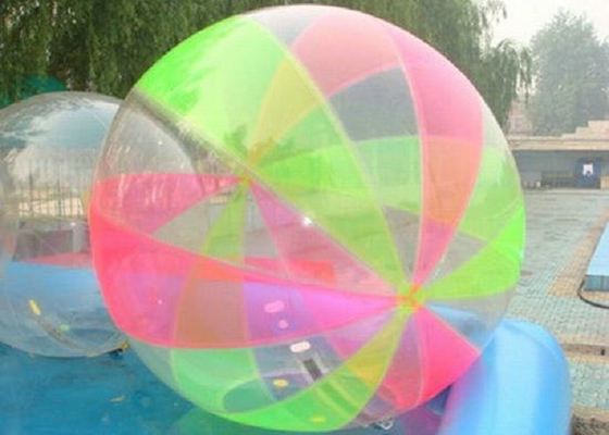 Safety Rope Connection Inflatable Walking Ball , Walk On Water Bubble 2.0m 2.5m Diameter