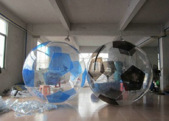 Football Pattern Water Hamster Ball , Leak Proof Human Hamster Ball For Water