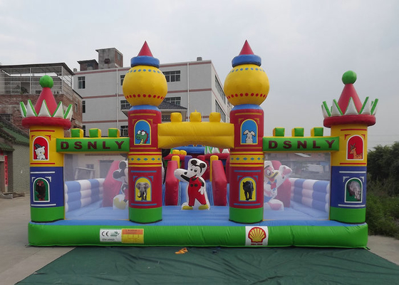Wonderful Inflatable Amusement Park Large Sized / Space Saving Storage CE Approved