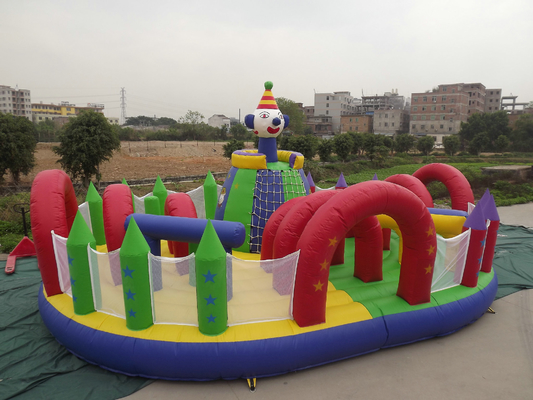 Outdoor Inflatable Water Park Easy Maintenance 10mx8m 12mx9m Dimension