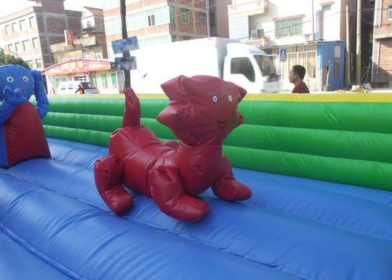Oversized Inflatable Amusement Park High Safety Materials Bouncy Juming Castle