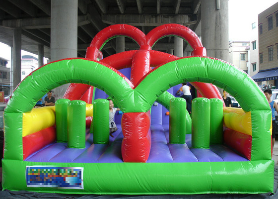 Colorful Printed Inflatable Amusement Park OEM Customized EN71 CE Approved