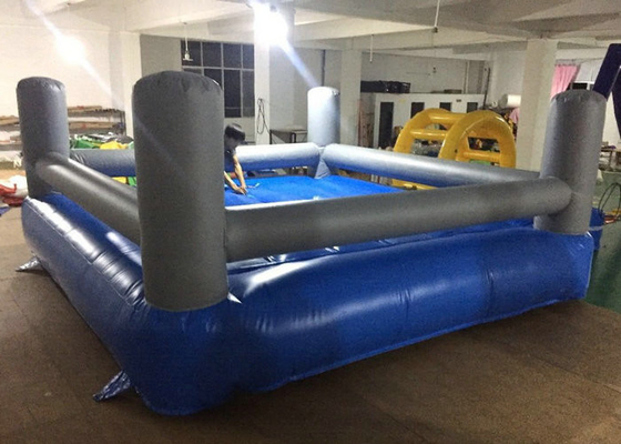 Outdoor Interactive Inflatable Sports Toys Bouncy Wrestling Ring 4mx4m 5mx5m Sizes