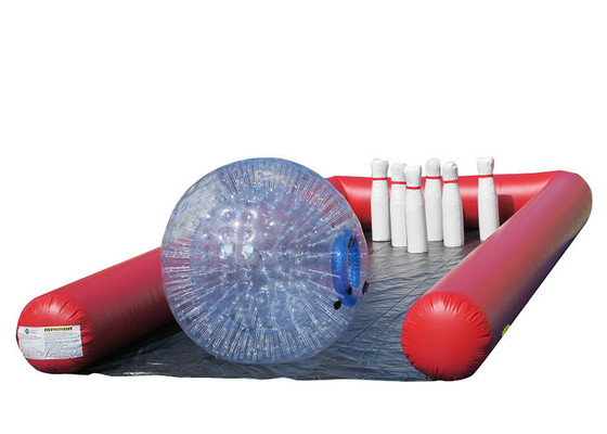 Excellent Flexibility Inflatable Sports Toys Durable Zippers Inflatable Bowling Game