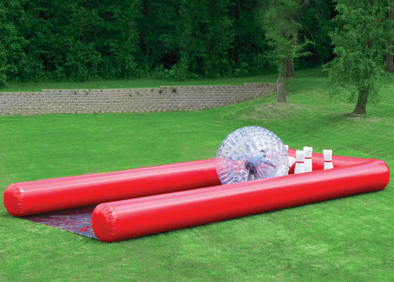 Excellent Flexibility Inflatable Sports Toys Durable Zippers Inflatable Bowling Game