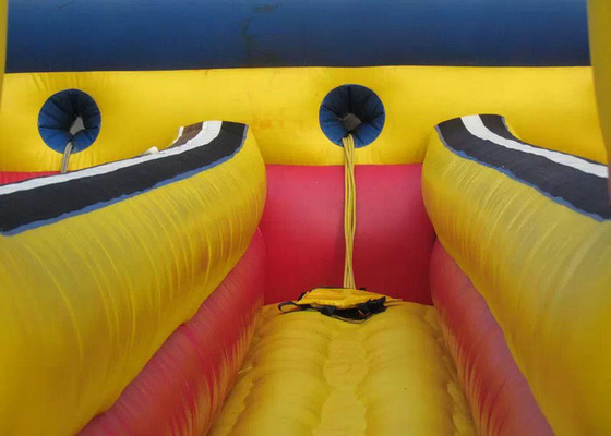 Three Lanes Inflatable Sports Toys Bungee Run Abrasion Resistance For Kids And Adults