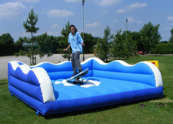 Entertaining Inflatable Sports Toys Quadruple Stitching Surf Wave Simulator