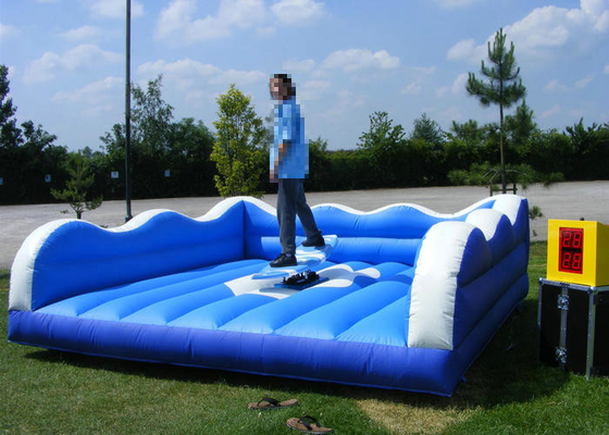 Entertaining Inflatable Sports Toys Quadruple Stitching Surf Wave Simulator