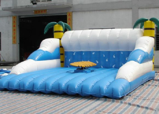 Entertaining Inflatable Sports Toys Quadruple Stitching Surf Wave Simulator