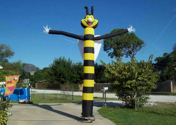 Dancing Bee Custom Advertising Inflatables Waterproof For Promotion Event