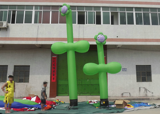 Flower Shaped Inflatable Advertising Signs OEM Received Easy Maintenance