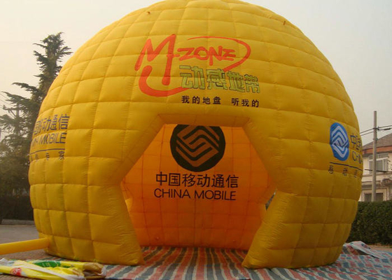 Promotional Outdoor Inflatable Tent Beautiful Printing Eco Friendly Materials
