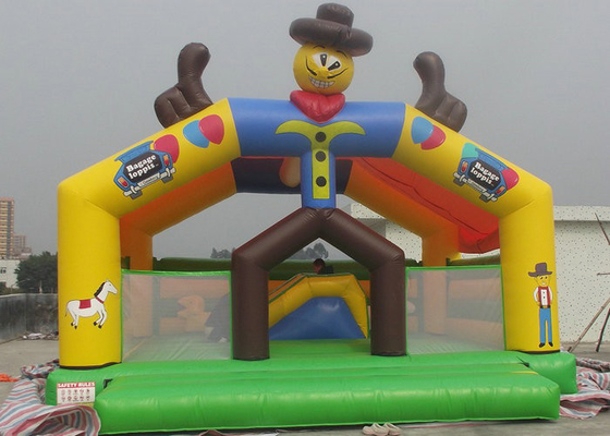Clown Characters Inflatable Bouncy Castle Safe Plato PVC Tarpaulin BC-011
