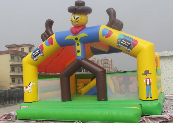 Clown Characters Inflatable Bouncy Castle Safe Plato PVC Tarpaulin BC-011