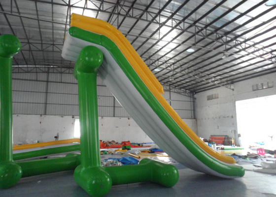 Narrow Tarpaulin Blow Up Water Slide , Large Inflatable Water Slides CE Certificated