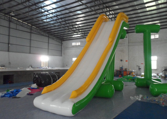 Narrow Tarpaulin Blow Up Water Slide , Large Inflatable Water Slides CE Certificated