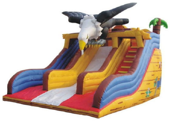 PVC Tarpaulin Commercial Inflatable Slide Eagle Decoration OEM Accepted