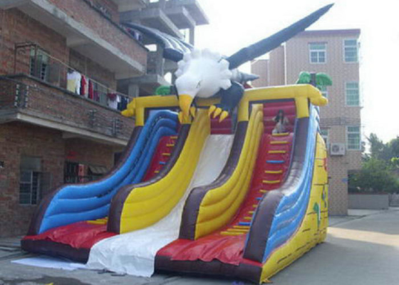 PVC Tarpaulin Commercial Inflatable Slide Eagle Decoration OEM Accepted