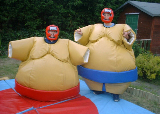 Padded Sumo Wrestling Suits Light Weight Plato PVC With Protective Helmet