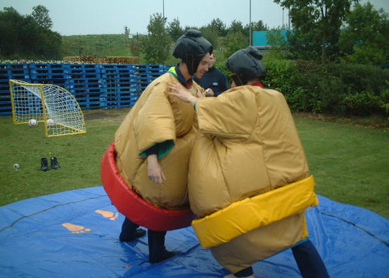 Padded Sumo Wrestling Suits Light Weight Plato PVC With Protective Helmet