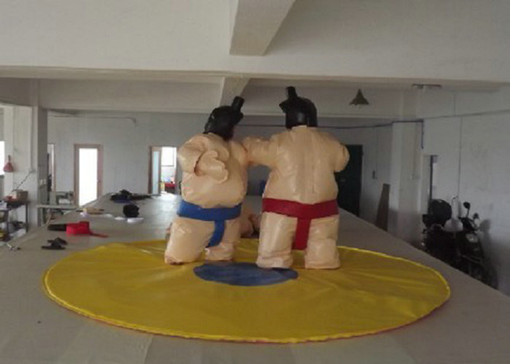 Outdoor Interactive Inflatable Sumo Suits High Durability PVC Tarpaulin Tear Proof