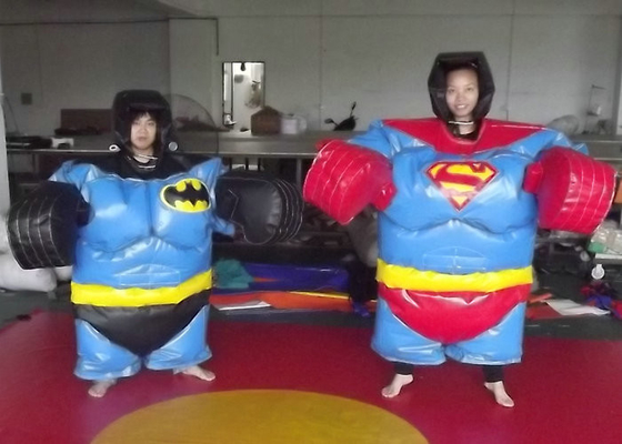 Cartoon Characters Sumo Wrestling Suits High Strength PVC With Longer Lifetime