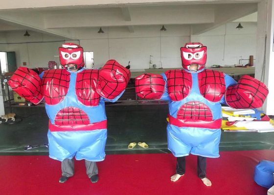 Eye Catching Sumo Wrestler Halloween Costume , Spiderman Inflatable Sumo Costume