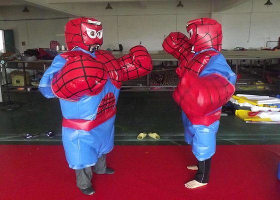 Eye Catching Sumo Wrestler Halloween Costume , Spiderman Inflatable Sumo Costume