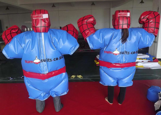 Eye Catching Sumo Wrestler Halloween Costume , Spiderman Inflatable Sumo Costume
