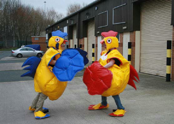 Unique Cock Sumo Wrestler Blow Up Costume High Safety PVC Tarpaulin Materials