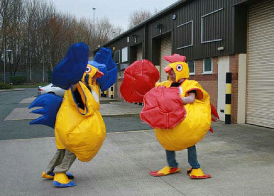 Unique Cock Sumo Wrestler Blow Up Costume High Safety PVC Tarpaulin Materials