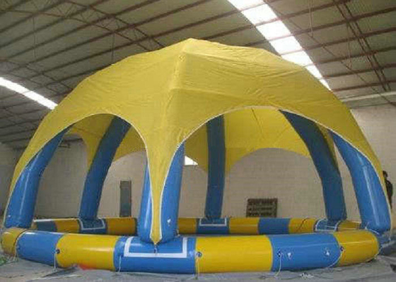 Round Roof Large Inflatable Pool Large Diameter With Electric Air Pump Accessories