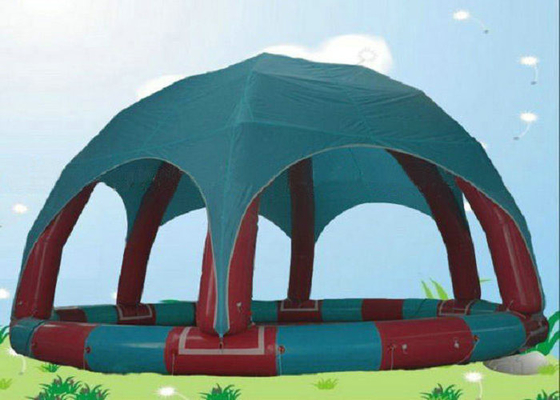 Round Roof Large Inflatable Pool Large Diameter With Electric Air Pump Accessories