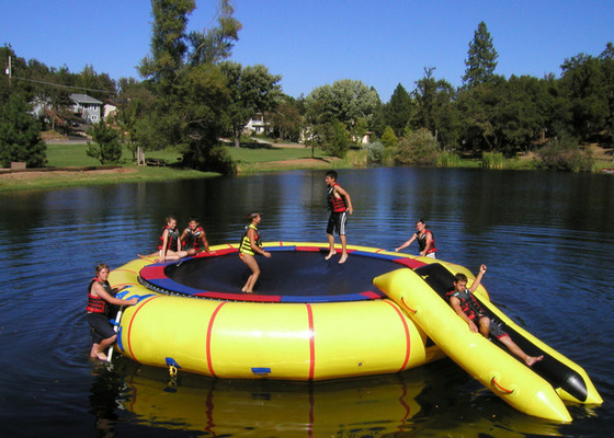 Custom Printing Inflatable Water Trampoline Eco Friendly For Water Park