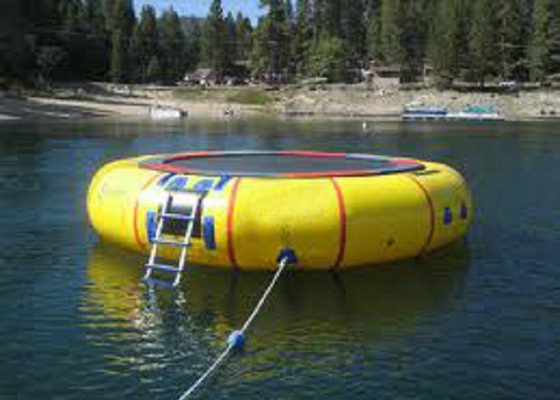Custom Printing Inflatable Water Trampoline Eco Friendly For Water Park