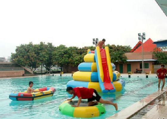 Lead Free Inflatable Tube Slide , 4mx4mx4m Blow Up Water Toys High Durability