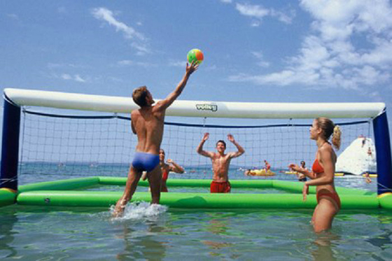 Playground Sports Inflatable Volleyball Court 12mx6m Dimension 2 Years Warranty