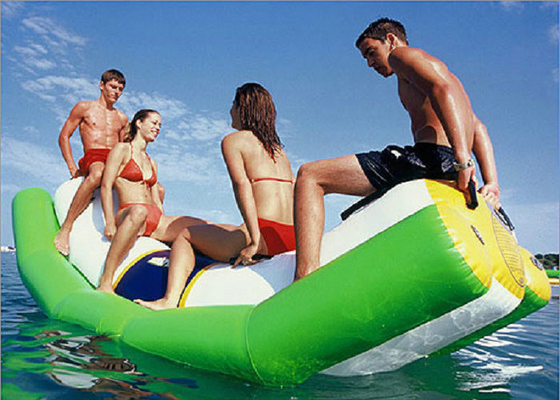PVC Tarpaulin Inflatable Water Toys Seesaw Pool Float For Amusement Park
