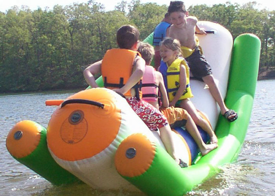 PVC Tarpaulin Inflatable Water Toys Seesaw Pool Float For Amusement Park