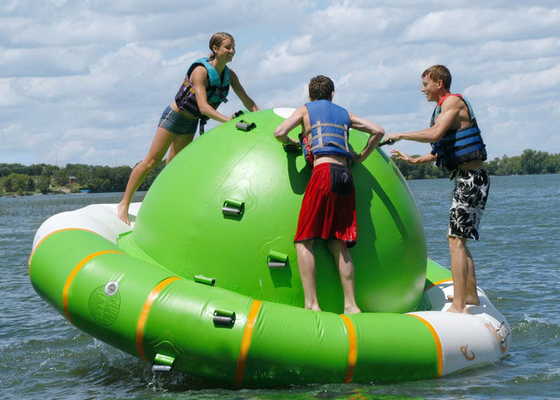 Outdoor Rolling Inflatable Saturn Rocker 3.5m Diameter Stable Welding Temperature